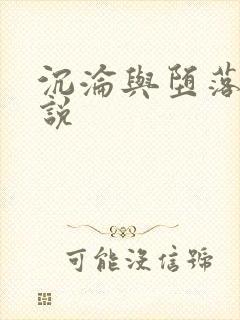 沉沦与堕落的小说