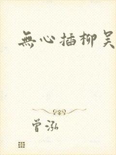 无心插柳吴悠封面