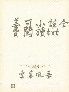 姜可小说全文免费阅读txt封面