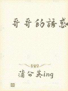 哥哥的诱惑封面