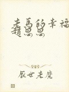 老马的幸福生活赵思思