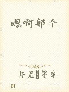 嗯啊那个封面
