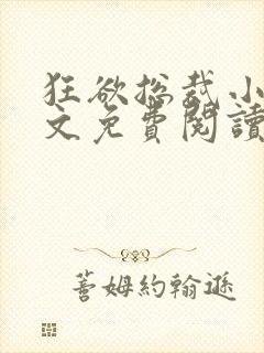 狂欲总裁小说全文免费阅读