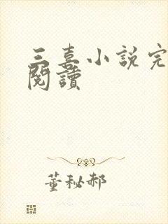 三喜小说完整版阅读