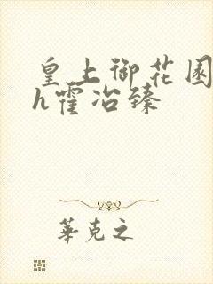 皇上御花园hlh霍冶臻封面