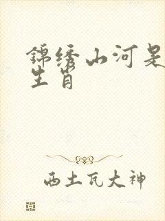 锦绣山河是什么生肖