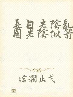 长日光阴乱作一团光阴似箭免费阅读