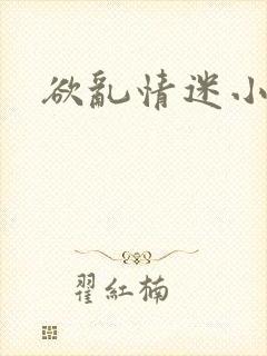 欲乱情迷小说