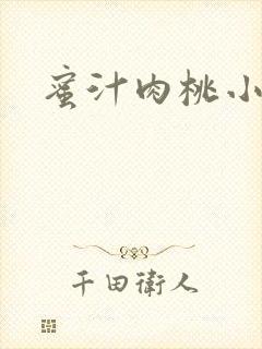 蜜汁肉桃小说