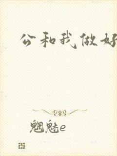 公和我做好爽封面