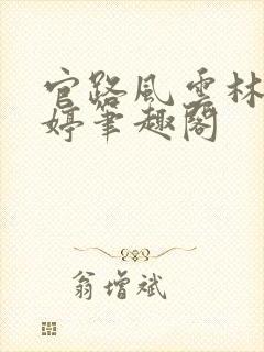 官路风云林海姜婷笔趣阁