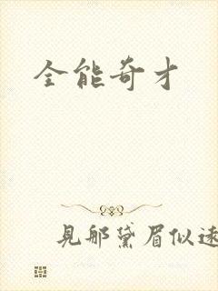 全能奇才封面
