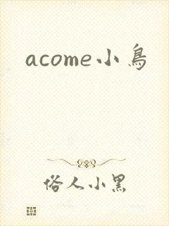 acome小鸟