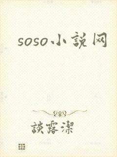 soso小说网封面