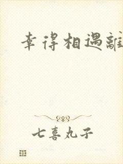 幸得相遇离婚时
