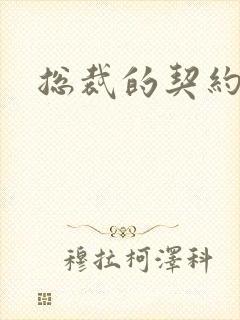 总裁的契约妻