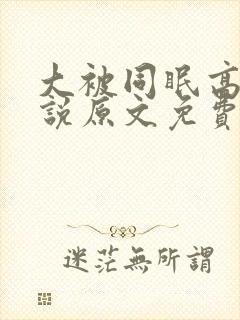 大被同眠高粱小说原文免费阅读