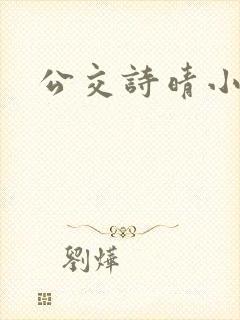 公交诗晴小说