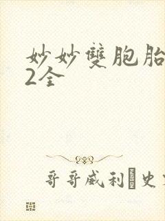 妙妙双胞胎1-2全封面