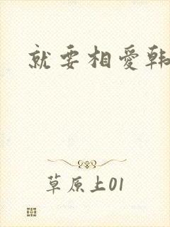 就要相爱韩剧封面