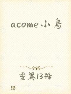 acome小鸟