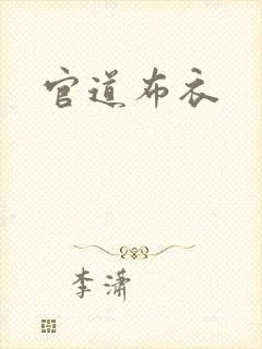 官道布衣封面