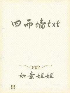 四面墙txt封面