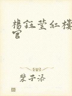 杨钰莹红楼醉高官封面