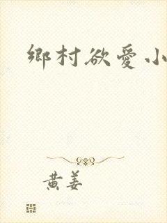 乡村欲爱小说