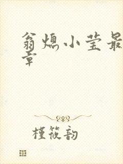 翁熄小莹最新节章