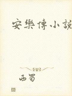 安乐传小说封面