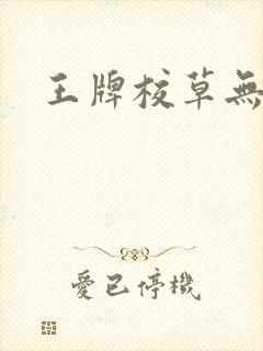 王牌校草无限爱