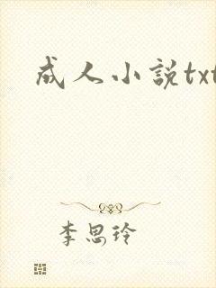成人小说txt
