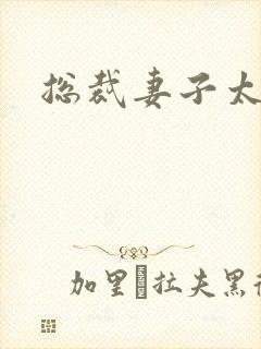 总裁妻子太诱人