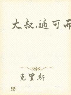 大叔,适可而止