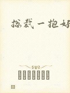 总裁一抱好欢喜封面
