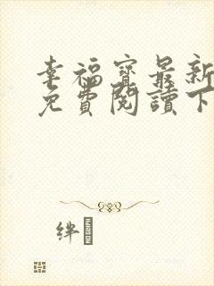 幸福宝最新章节免费阅读下载