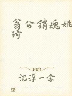 翁公销魂姚瑶琦琦