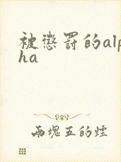 被惩罚的alpha