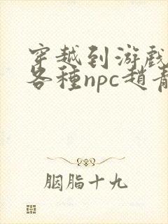 穿越到游戏里和各种npc赵青蔓封面