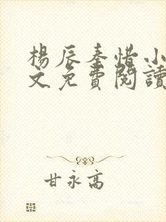 杨辰秦惜小说全文免费阅读完整版封面