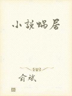 小说蜗居封面