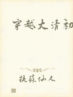 穿越大清初年封面