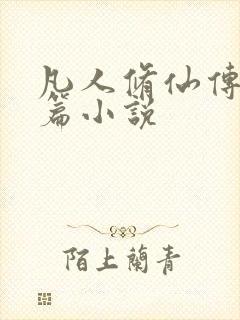 凡人修仙传人界篇小说