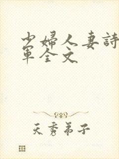 少妇人妻诗雨小军全文