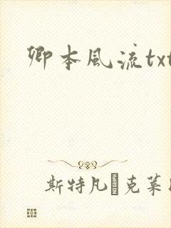 卿本风流txt