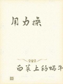 用力操