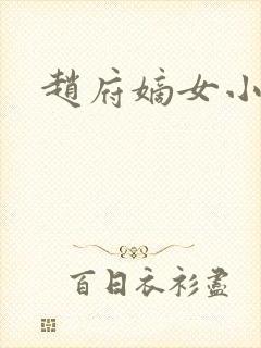 赵府嫡女小说