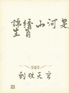 锦绣山河是什么生肖