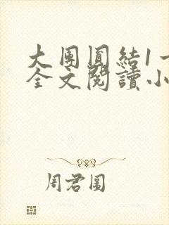 大团圆结1一6全文阅读小说